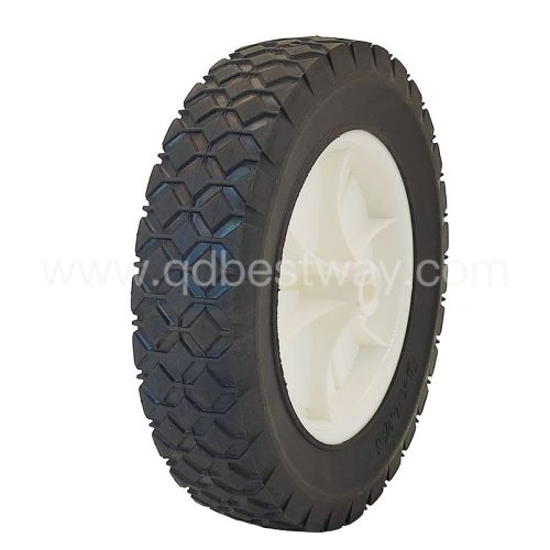 8 in x1.75 in plastic solid tire wheel
