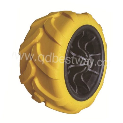 7"x4" solid tire Plastic wheel