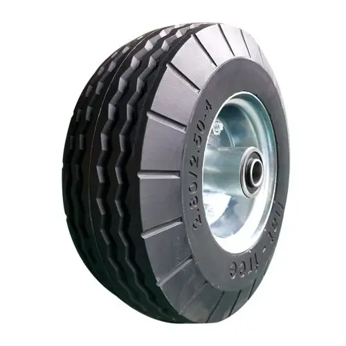 8" 2.80 2.50-4-flat-free-tire-and-rim-offset-hub-2-1422-Axle-bore-5/8"