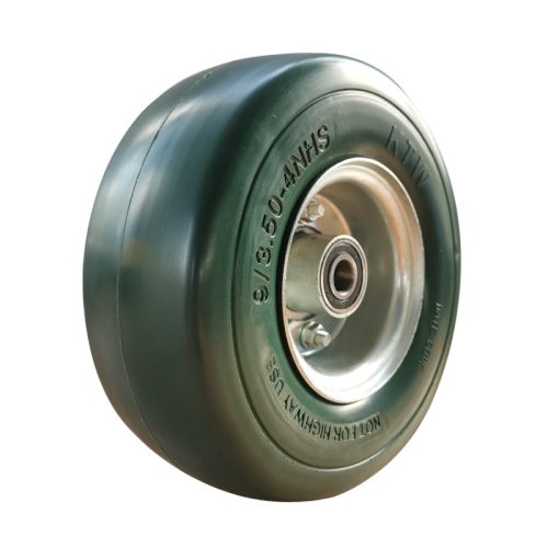 9x3.50-4 smooth tire caster wheel, 8x3.00-4 smooth flat free tire wheel