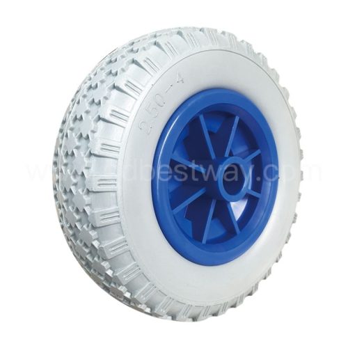 8"x2.50-4 solid tyre plastic wheel
