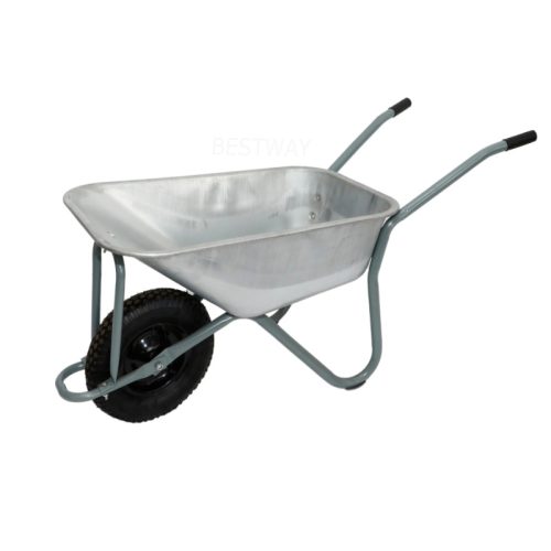 WB5009 wheelbarrow galvanized tray 0.80mm 4.00-8 wheel