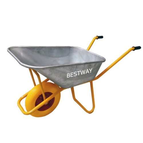 WB6404Z wheelbarrow Betongkärra med PUR-hjul 600x720 mm 250 kg/110 L