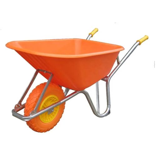 Heavy duty plastic wheelbarrow 100L with 16"x4.50-8 tyre wheel.