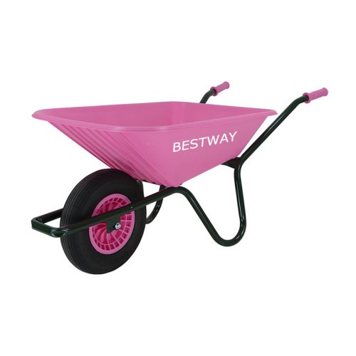 garden and DIY plastic wheelbarrow 90L