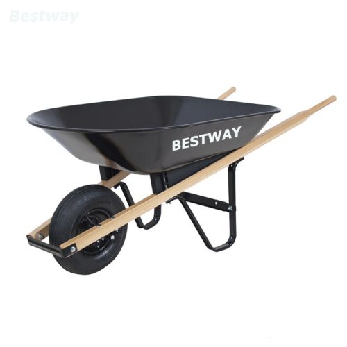 Wood Handles 4 Cu FT Light Duty Wheelbarrow