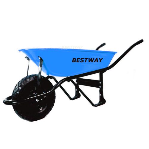 5.0 ft carretilla 16" llanta - steel wheelbarrow 75L