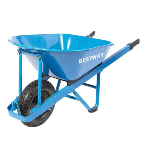 100L steel wheelbarrow with 16 inch pneumatic wheel 6.50-8 tyre
