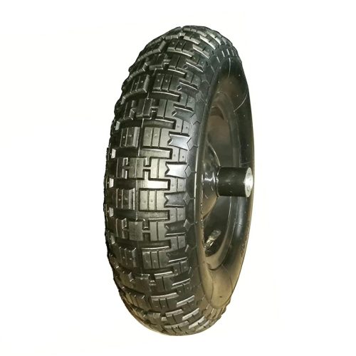 wheel barrow wheel 4.00-8 pneumatic and pu foam solid tyre