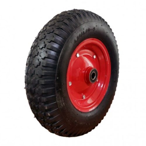 wheelbarrow tyre 4.80-4.00-8 pneumatic wheel 204 bearing 75mm hub steel wheel 2.50x8