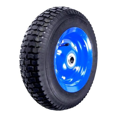Pneumatic Wheelbarrow Wheel 16/4.50-8 with 1" Precision Bearings